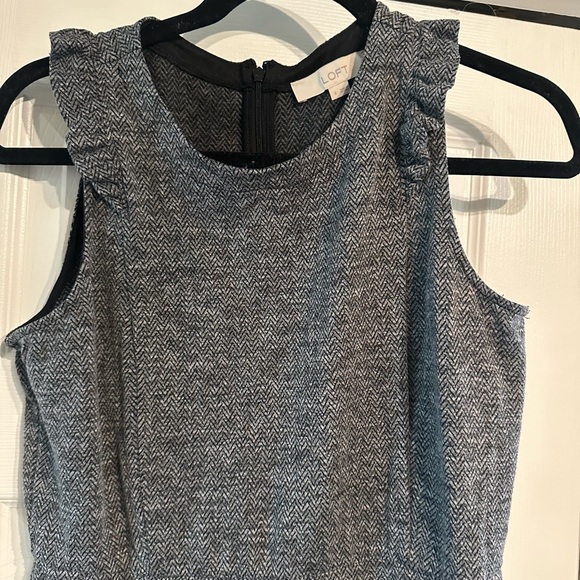 Loft Gray Sheath Dress - Picture 3 of 7